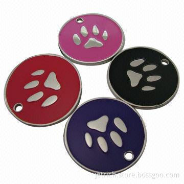 Pet ID/Designer Tags with Polish Surface then Plating to Silver or Gold